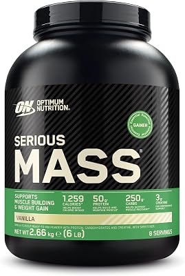 Serious Mass - Polvere proteica, 2,66 kg, 8 porzioni