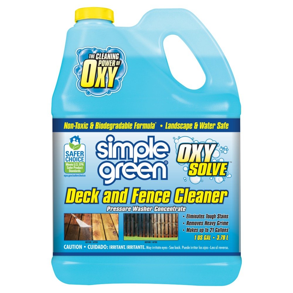 SIMPLE GREEN Oxy Solve Deck and Fence Pressure Washer Concentrate 1 Gal.