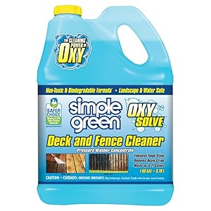 SIMPLE GREEN Oxy Solve Deck and Fence Pressure Washer Concentrate 1 Gal.