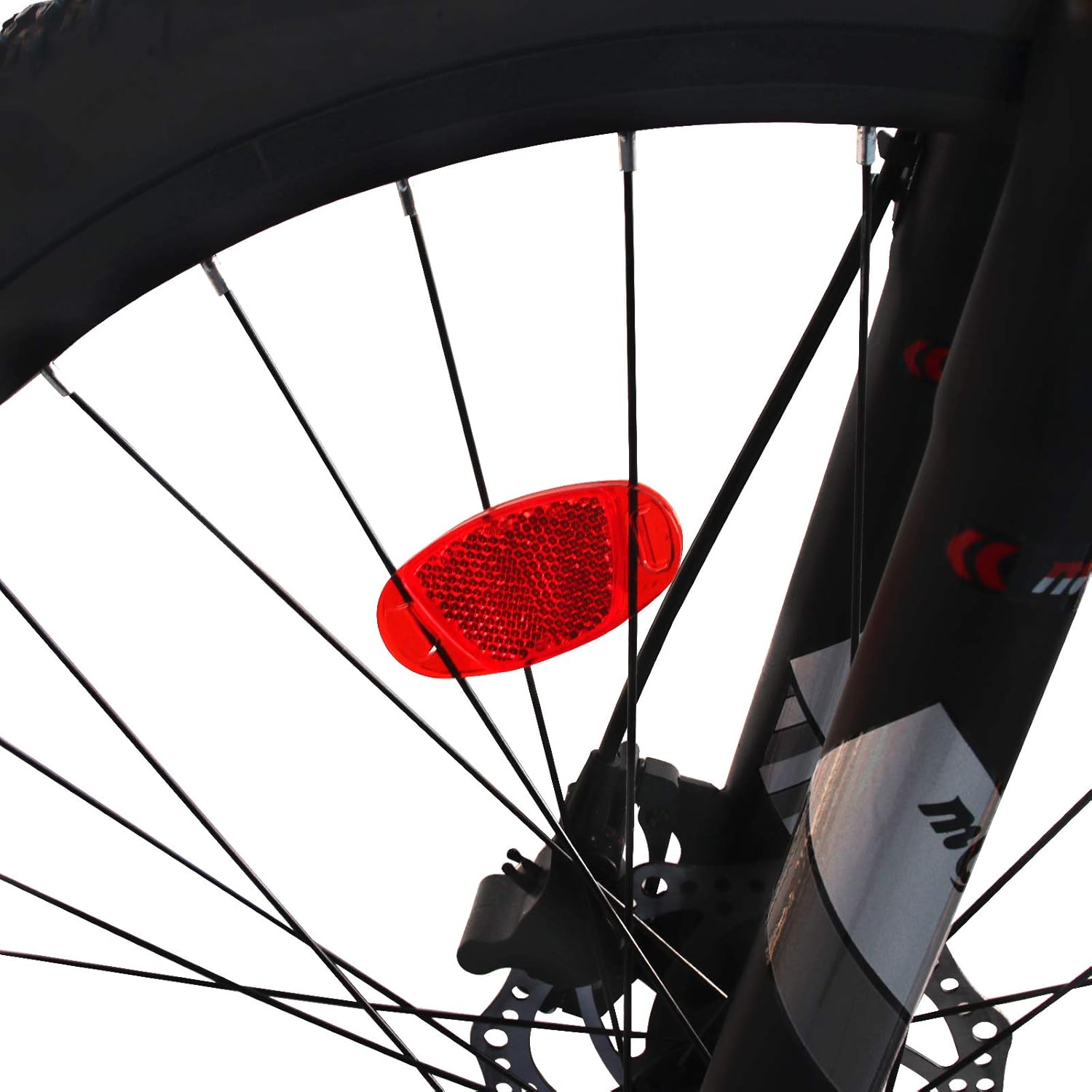 red bike reflector