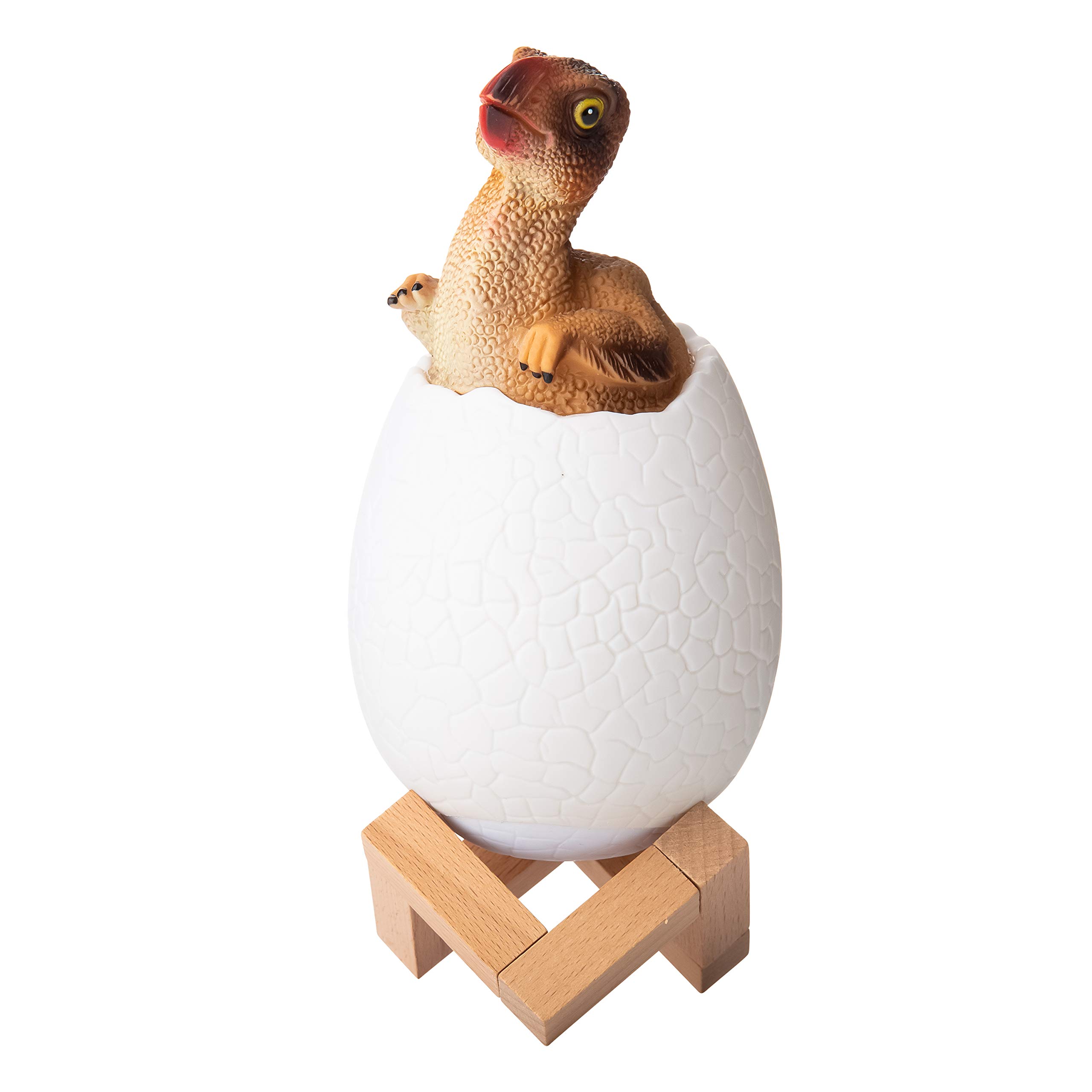 Ultra Dinosaur Nightlight Oviraptor 3D Night Light LED Colour Changing Lamp for Kids and Adults, Cute Dimmable Bedside Lamp - 16 Colours, Remote Controlled Dino Light