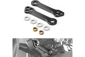 NICECNC Multi-Level Lowering Link Kit Compatible with Suzuki DRZ400, DRZ400E, DRZ400S, DRZ400SM 2000-2024, Black
