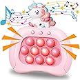 Fast Push Game, Pop Bubble Fidget Toy Quick Push Light Up Popping Game Toys for Ages 4-12, Birthday Gifts for Boys & Girls & Teens