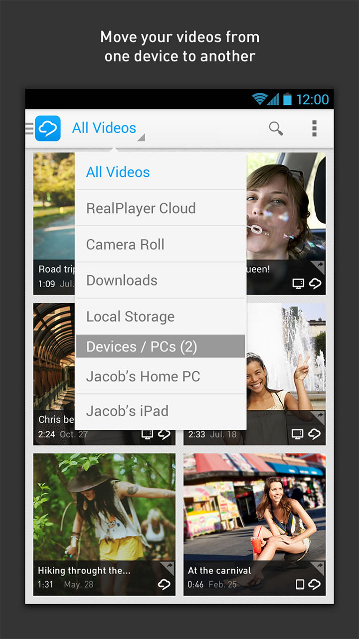 RealPlayer Cloud (Kindle & Fire Phone for