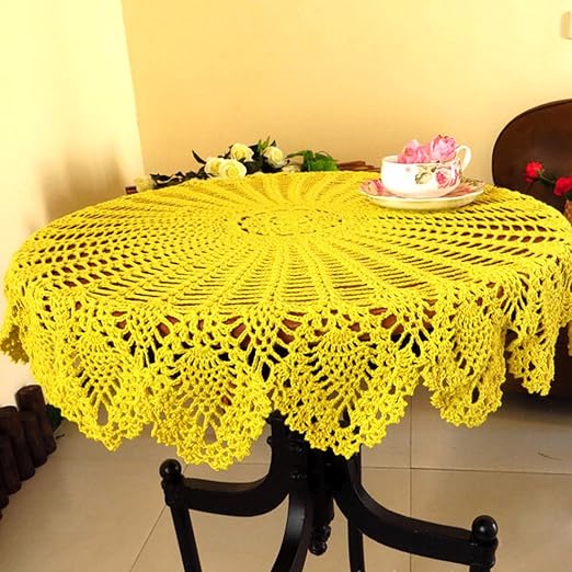 Amazon Com Vanyear Crochet Cotton Table Cloth Couch Covers For