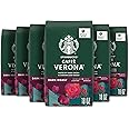 Starbucks Whole Bean Coffee, Dark Roast Coffee, Caffè Verona, 100% Arabica, 6 bags (18 oz each)