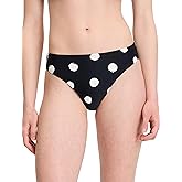 kate spade new york Women's Ocean Plaid High Cut Bikini Bottom