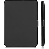 for Kobo Clara HD 6" Tablet Ultra Thin Slim Folio Sleep/Wake Up Leather Case Smart Cover (Black)