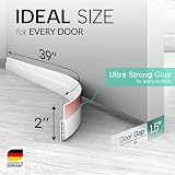 Vellure Premium Draft Excluder Strip Door Seal 2" x 39" Silicone Adhesive view 2