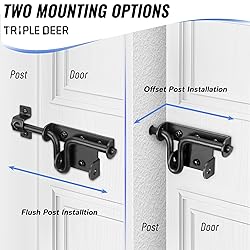 TRIPLE DEER Heavy Duty Slide Bolt Gate