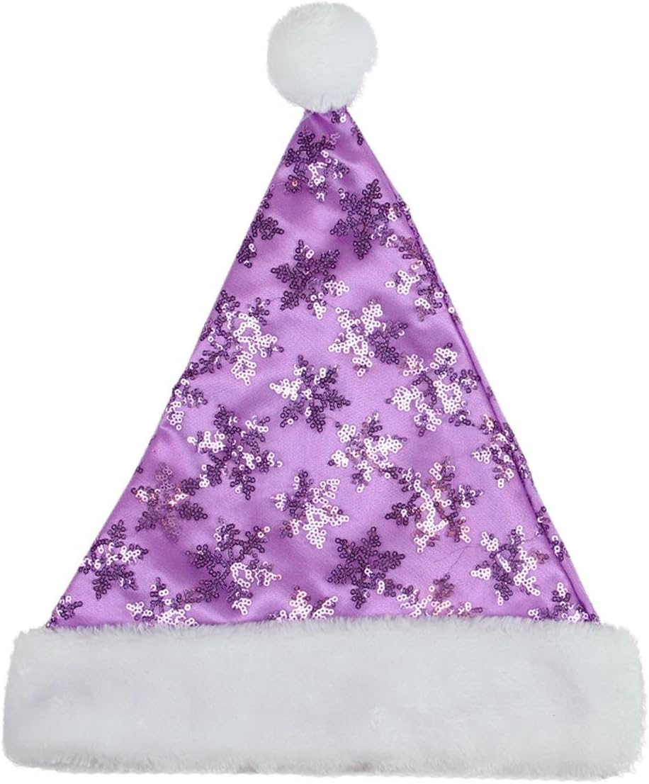 purple santa hat