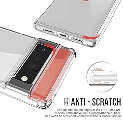 Guarishel for Google Pixel 6 Pro Case: [Built-in 4