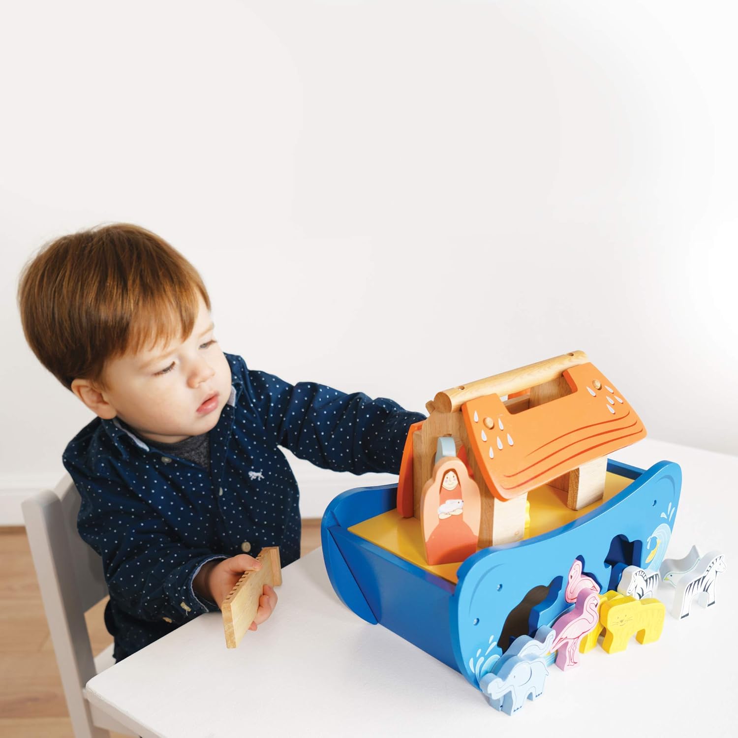 tender leaf toys noah's shape sorter ark