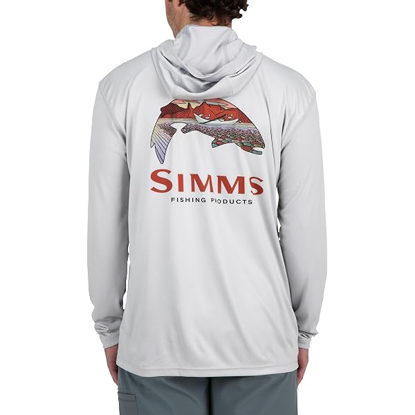 Sweat à Capuche Simms Pour Pêche - Taille M, Noir, Polaire, Occasion Excellent état