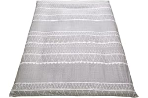 Aigbiot Futon Cover for Japanese Futon Floor Mattress with Zipper, Super Soft and Machine Washable Twin Full Queen