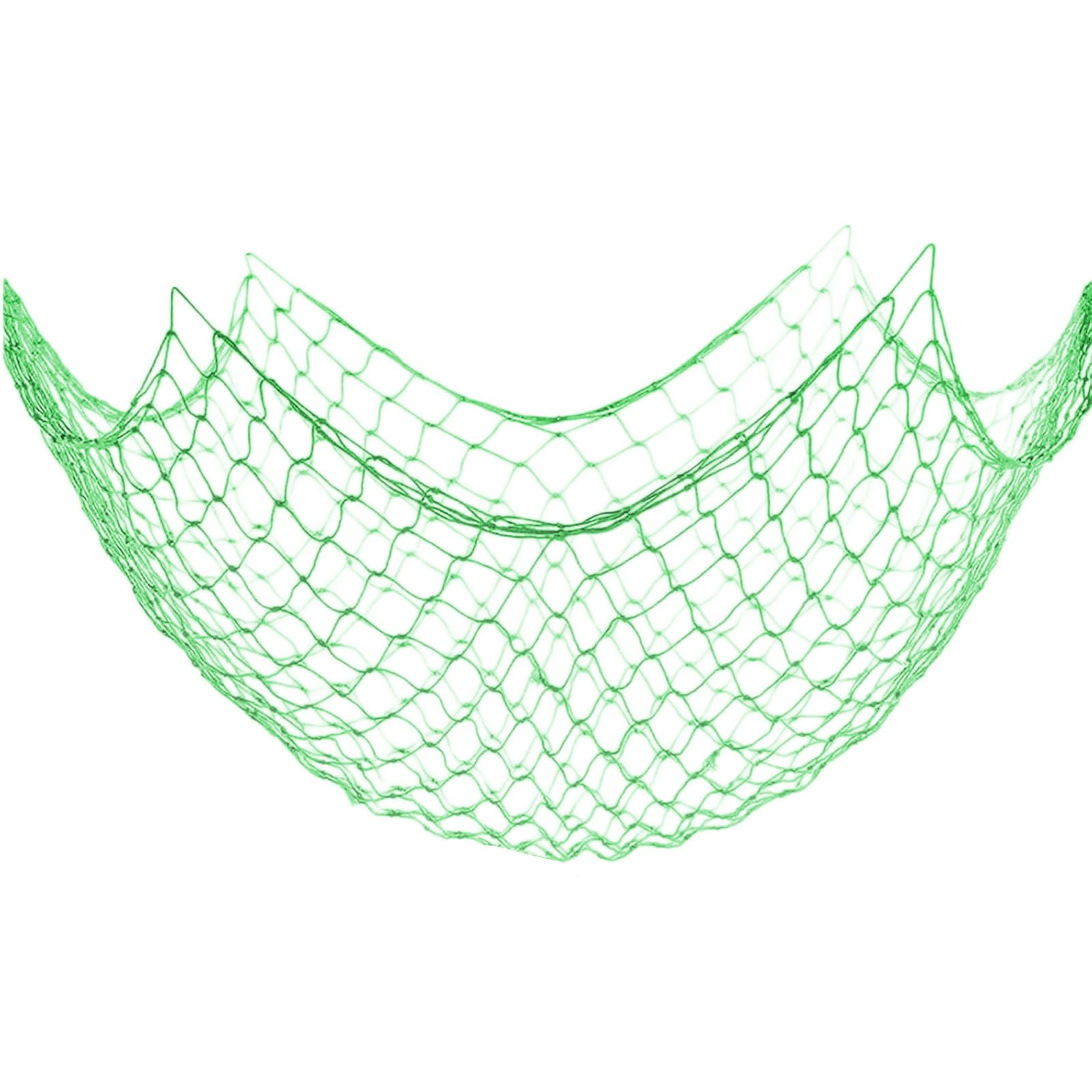 Photo 1 of 2 Pack Fish Net Decorations for Party,Natural Cotton Hawaiian Party Fishing Net Decorative, Nautical Themed Cotton Fishnet Under The Sea Pirate Ocean Beach Decor