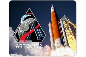 NASA Artemis 2 Launch Artists Render 1/8 Thick Mouse Pad