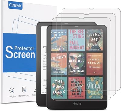 CoBak 3 Pack Anti-Glare Matte Screen Protector for 7" Kindle Paperwhite 2024