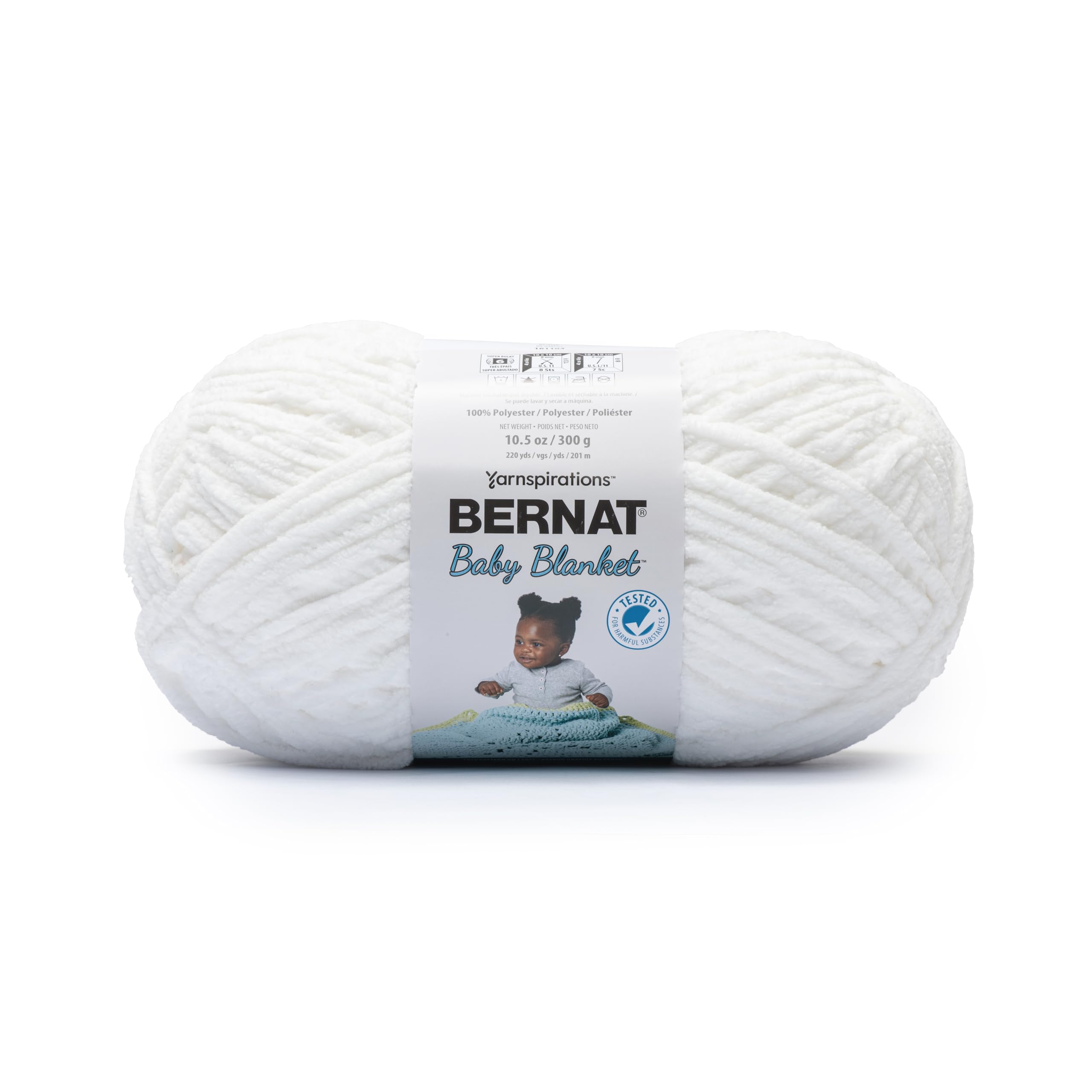 Bernat Baby Blanket 300g - White, 161104-4005 — image 1