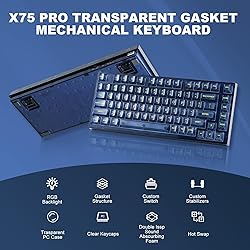 YUNZII X75 PRO 82 Key Wireless Hot Swappable