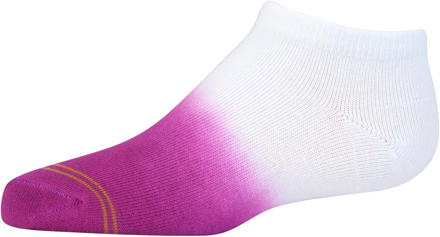 Gold Toe Girls' Flat Knit No Show Socks, 6 Pairs: Clothing