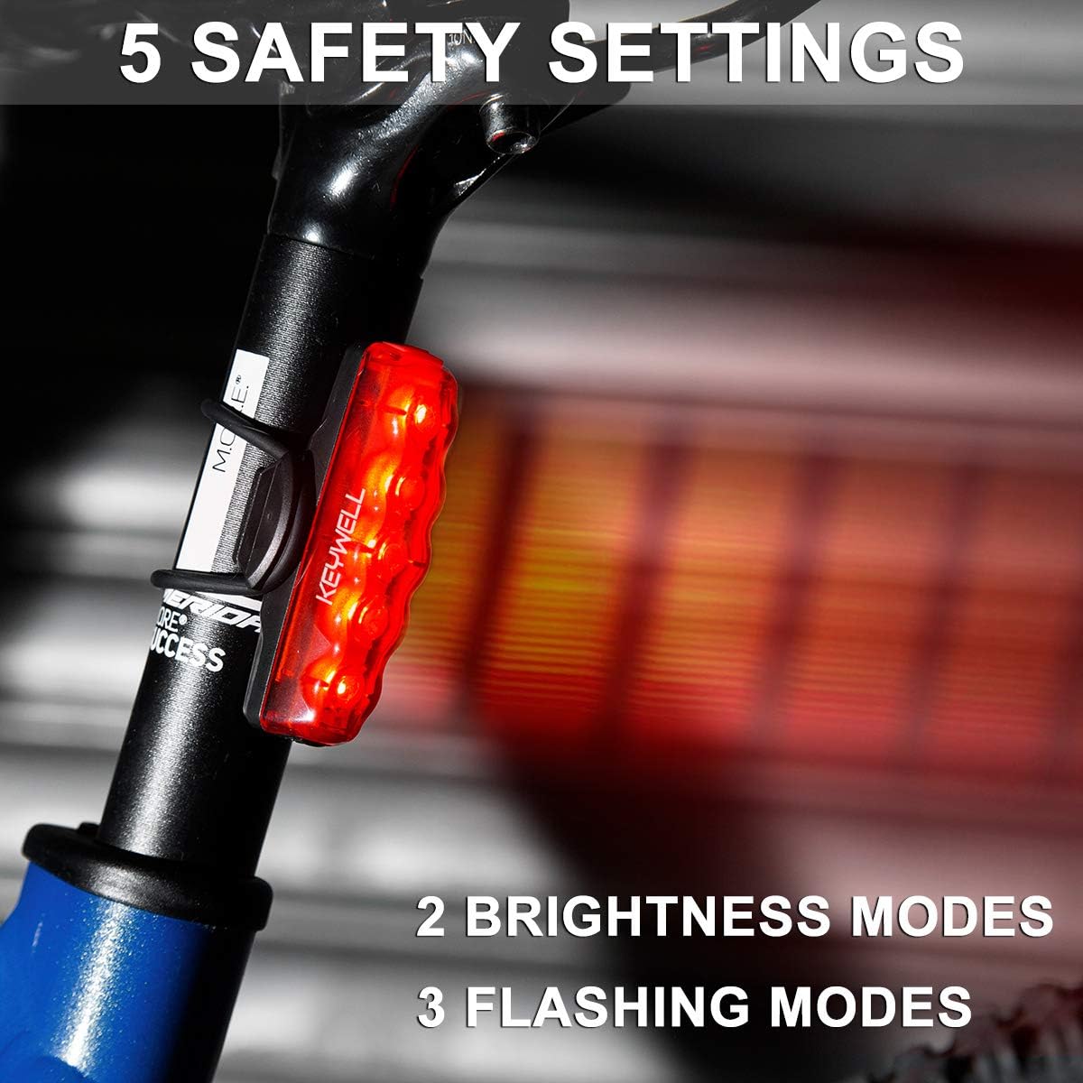 keywell bike tail light