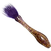 Rabid Baits Fox Shot, Drop Shot Soft Plastic Bait for Freshwater &amp; Saltwater Fishing, Purple Cash, 3" (6 Baits)