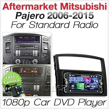 Tunez Double Din Car Mp3 Mp4 Usb Lecteur De Cd Radio Stereo Unite Principale Cd Rom Pour Mitsubishi Pajero 2007 2008 2009 2010 2011 2012 2013 2014 Amazon Fr High Tech