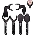 6 Pcs Dental Contraster Intraoral Photographic Dental Black Background Board Dental Photo Contrast Kit
