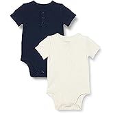 Amazon Essentials Unisex Babies' Henley Bodysuit