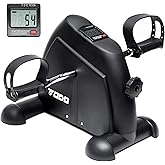 TODO Mini Exercise Bike Pedal Exerciser with LCD Monitor for Leg and Arm Recovery