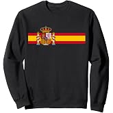 SPAIN NATIONAL FLAG ESPANA COLOR BAND MADRID BARCELONA Sweatshirt