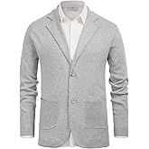 PJ PAUL JONES Men's Cardigan Sweater Shawl Collar Button Down Knit Blazer Jacket Knitwear
