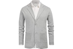 PJ PAUL JONES Men's Cardigan Sweater Shawl Collar Button Down Knit Blazer Jacket Knitwear