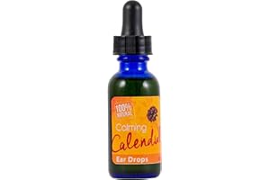 Calming Calendula Ear Drops with Mullein & Garlic for Infection Prevention and Treatment 30mL Bottle