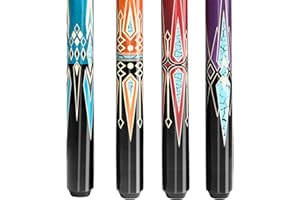 Pennpliy Pool Cue Set of 4pcs, 58inch Pool Cues Stick,Billiard Cues for Adults Billiards with 4 Billiard Chalk, Billiard Cue 