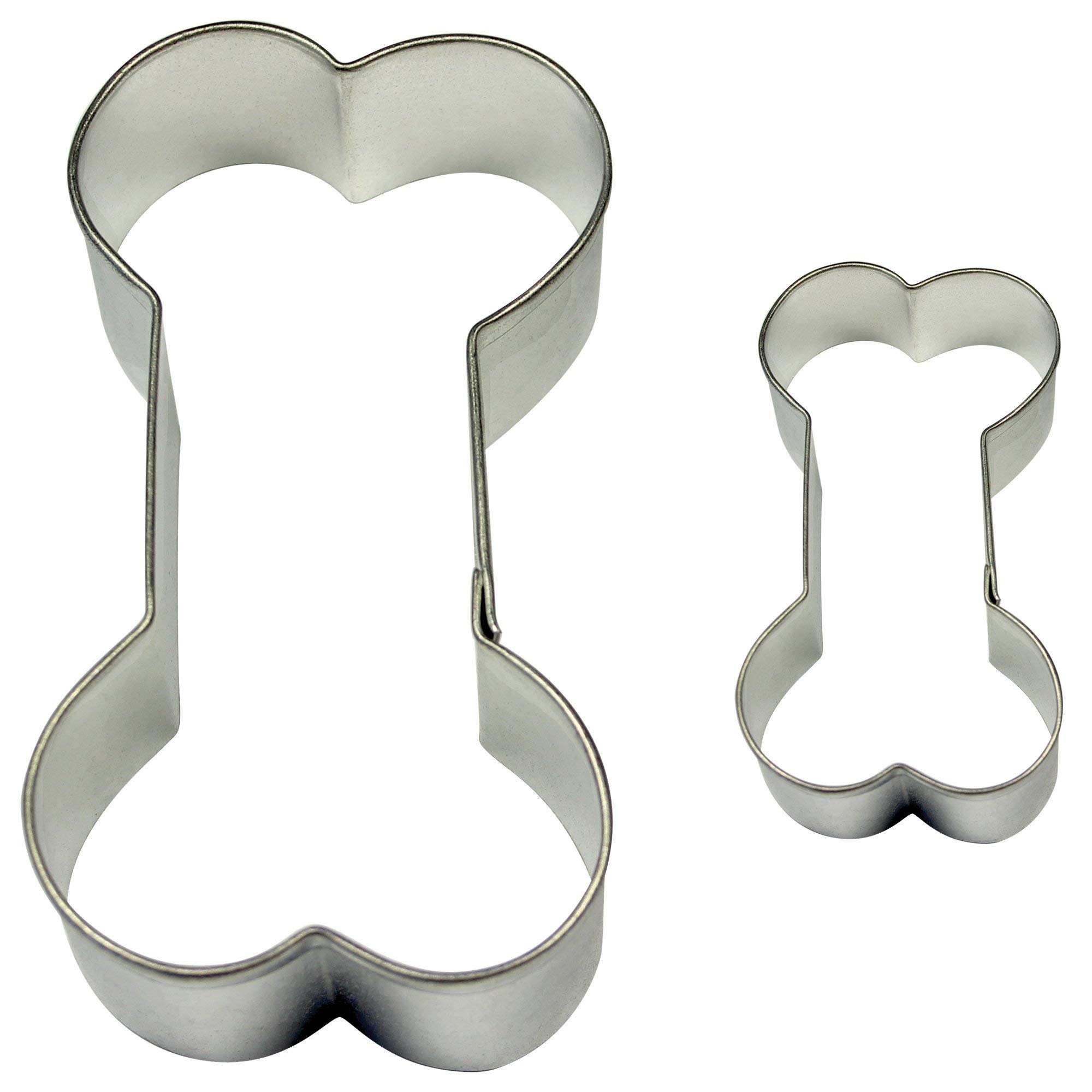 PME SC608 Bone Cokie & Cake Cutter, Silver, Standars