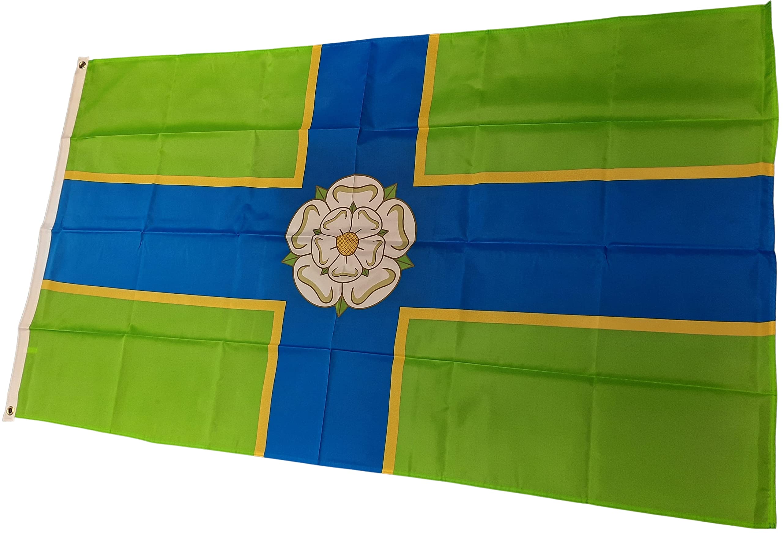 NWFlags North Yorkshire Flag 5ft x 3ft 75d Premium Polyester Suitable For Flagpoles | Strong Polyester 5x3 foot material flag with Eyelets