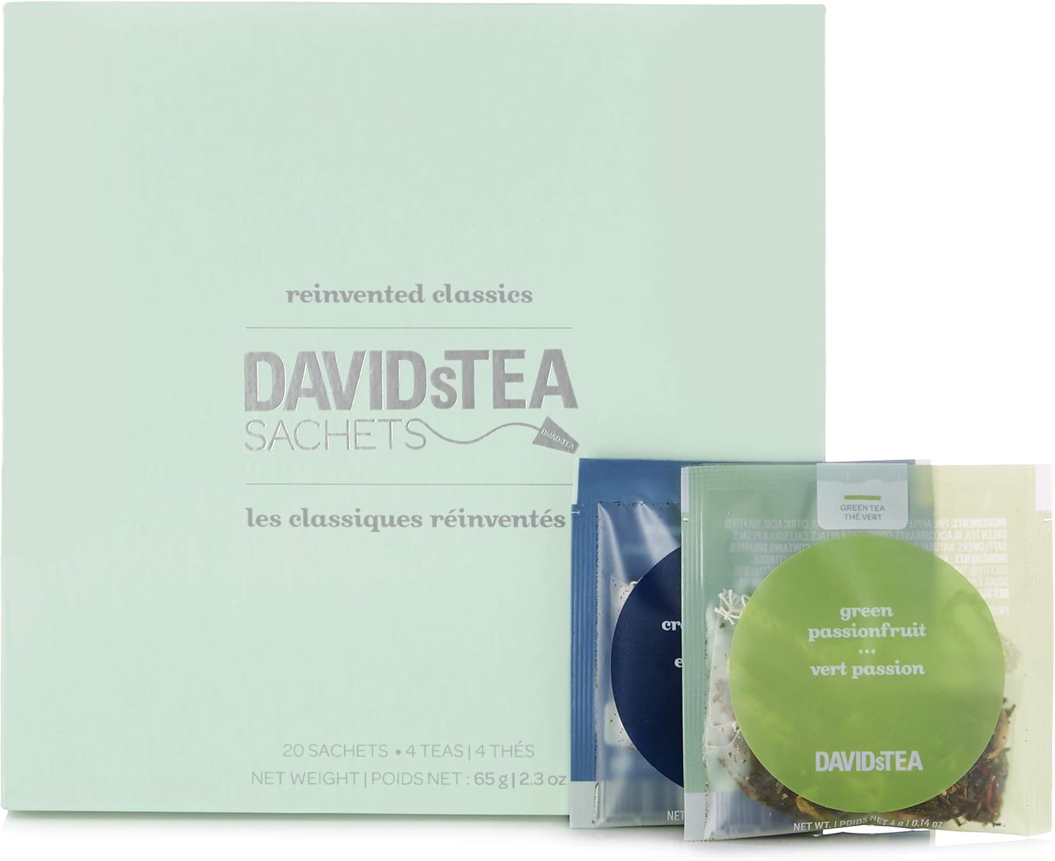 DAVIDsTEA Reinvented Classics Mini Sachet Tea Chest, Full