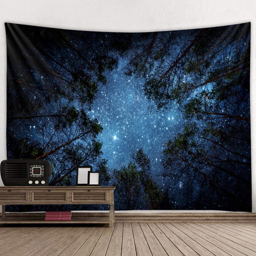LONGTAP Wall Hanging Tapestry, Psychedelic Galaxy Universe Wall Hanging Decor with Art Nature Home Decorations for Living Room Bedroom Dorm Decor (Gut-1026,180x180cm)