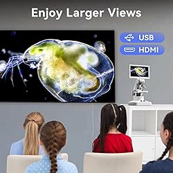 TOMLOV DM301 Pro Microscope for Kids Adults