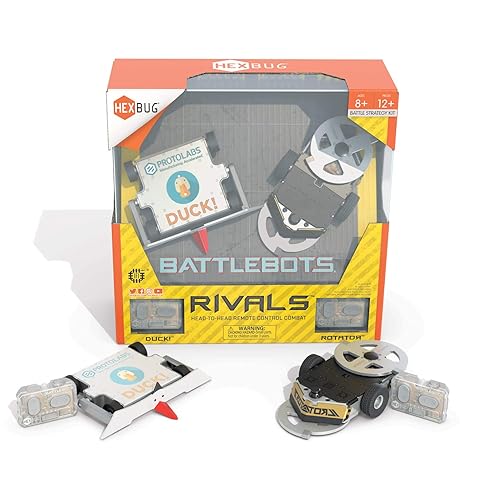 HEXBUG BattleBots Rivals (Rotator and Duck!) Toys for Kids