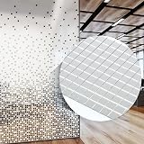 GIONAR 3200 Mini Square Glass Mirror Mosaic Tiles 5x5mm Self-Adhesive DIY Crafts view 6