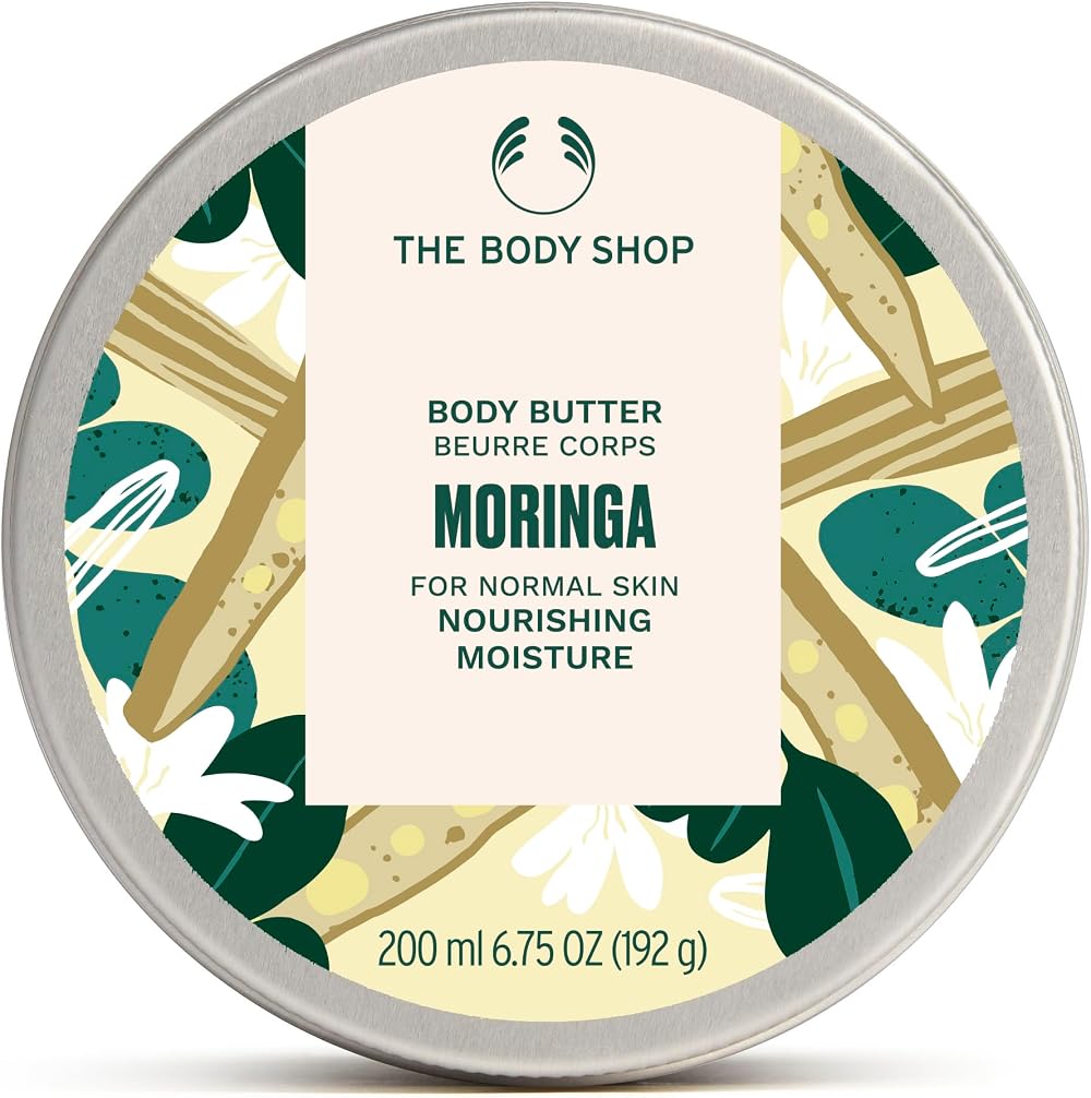 The Body Shop Moringa Body Butter 200ml Long-Lasting Hydration Nourishing Scent