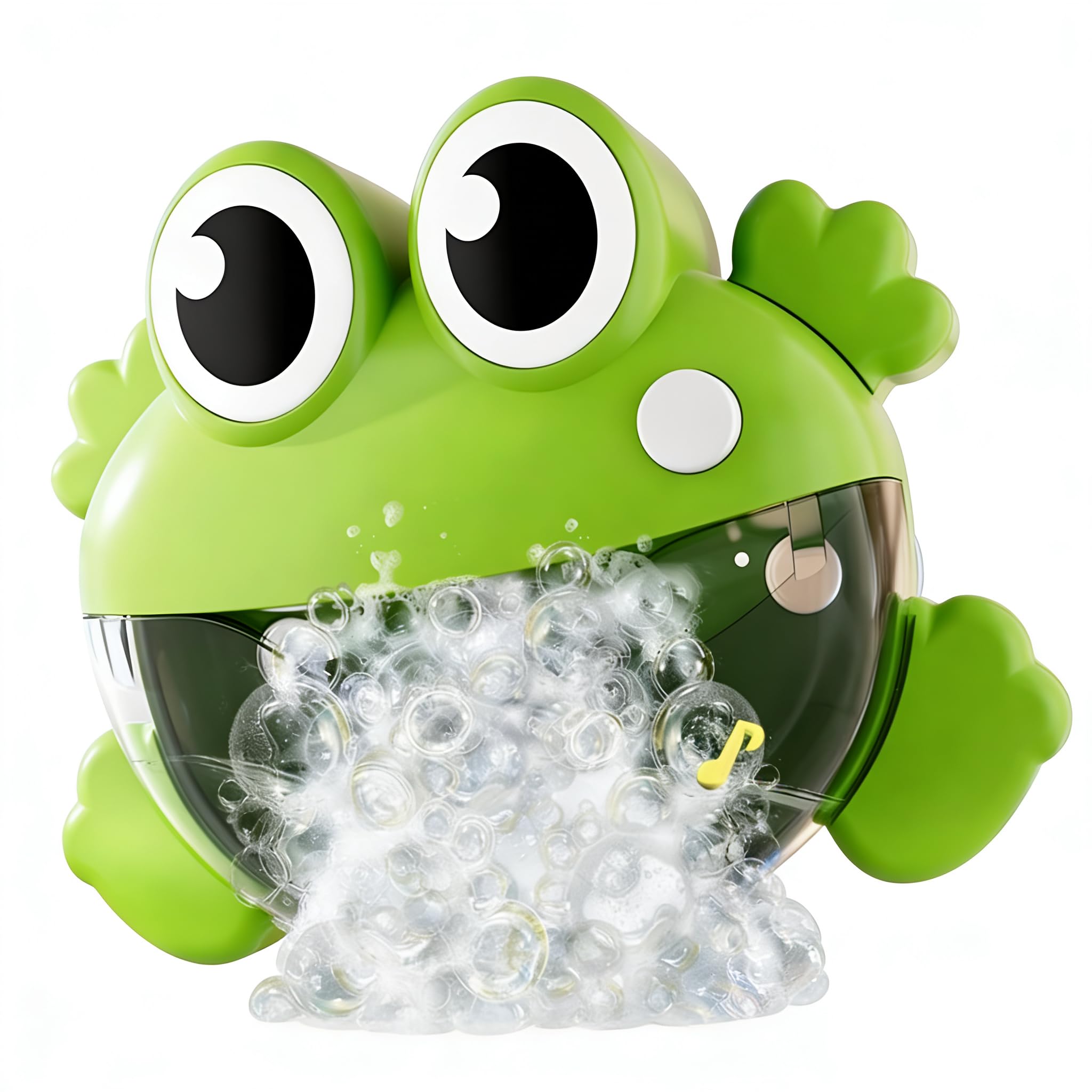 Bubble Machine Bath Toy,QIANSSE Automatic Frog Bath Bubble Maker with 12 Songs Fun Sensory Bath Toys for Toddlers Ages 1-6 Years