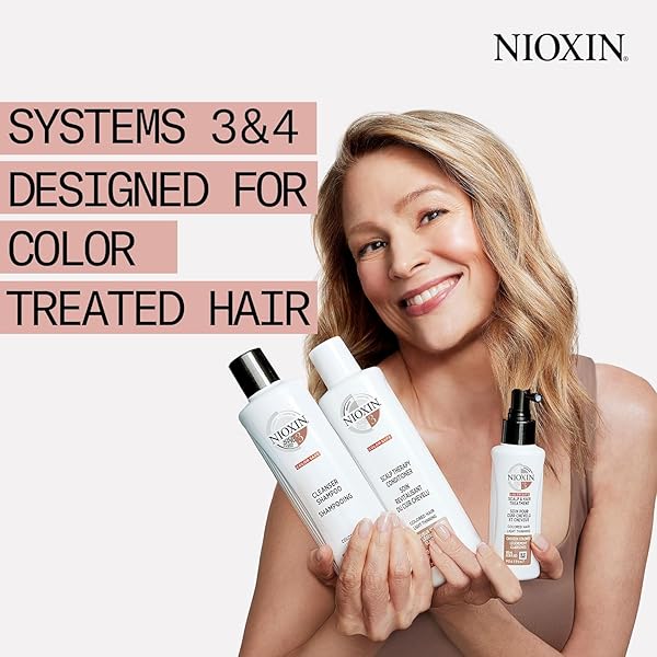 NIOXIN SYSTEM 3 SCALP + HAIR CONDITIONER – HAIR THICKENING CONDITIONER FOR DAMAGED HAIR WITH LIGHT THINNING, 10.1 FL OZ (PACKAGING MAY VARY)