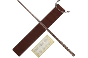 EZVYAO Wizard Wand Magic Witch Sorcerer Wands for Kids Cosplay Party Costume Accessories, Leaf