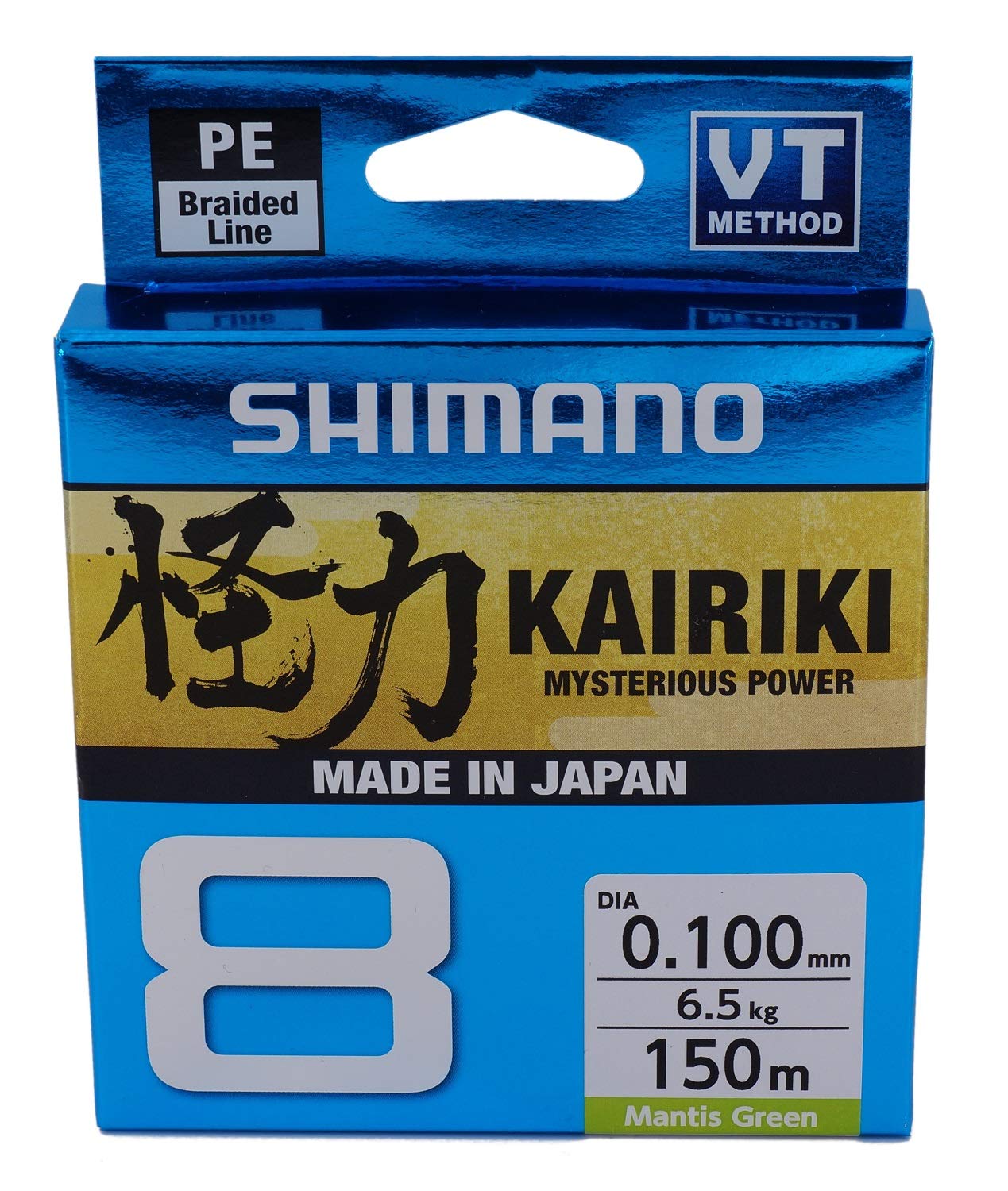 Line Kairiki 8 150 m 0.28 mm 29.3 kg M Green