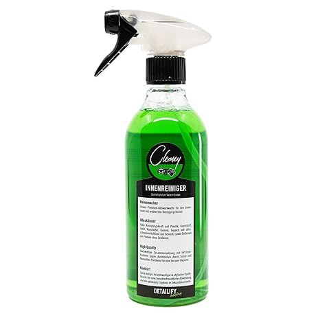 Detailify Cockpitreiniger Innenreiniger Cleany Innenraumpflege Auto KFZ Cockpitspray Cockpitpflege Plastik Kunststoff Armatur