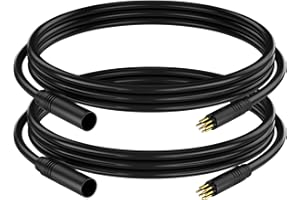 baluoqi E-Bike Motor Extension Cable 9 Pin Female to Male Waterproof Connection in E-Bike Conversion Kit Wheel Motor Extension Wire(2PCS,50CM)